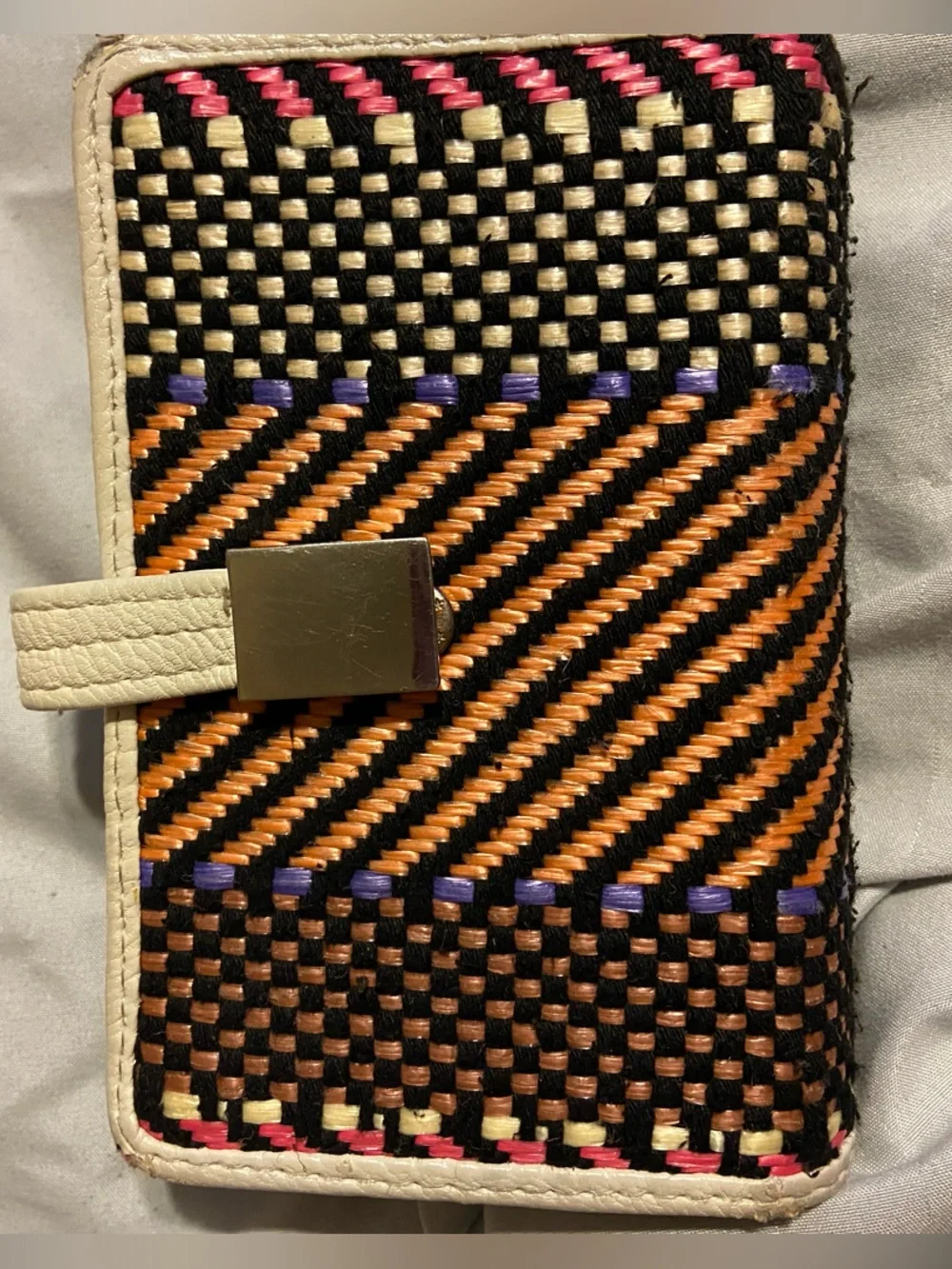 Woven Pattern Women’s Wallet - Multicolor